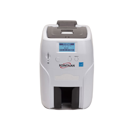Pointman Nuvia N15, односторонний, лоток подачи на 100 карт, приемный на 50 карт, USB2.0 (High-Speed), RS-232, Built in 10/100 Ethernet, ЖК дисплей с доставкой в Санкт-Петербурге