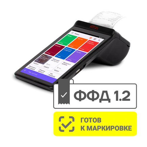 Смарт-терминал АТОЛ Sigma 7. Черный.  Без ФН + Автоматический тариф SIGMA + ИТС с доставкой в Санкт-Петербурге