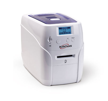 Pointman Nuvia N10, односторонний, ручная подача карт CR-80, USB2.0 (High-Speed), RS-232, Built in 10/100 Ethernet, ЖК дисплей с доставкой в Санкт-Петербурге
