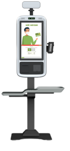 Устройство самообслуживания Wintec Selfpos60V i3 стойка+полка с доставкой в Санкт-Петербурге